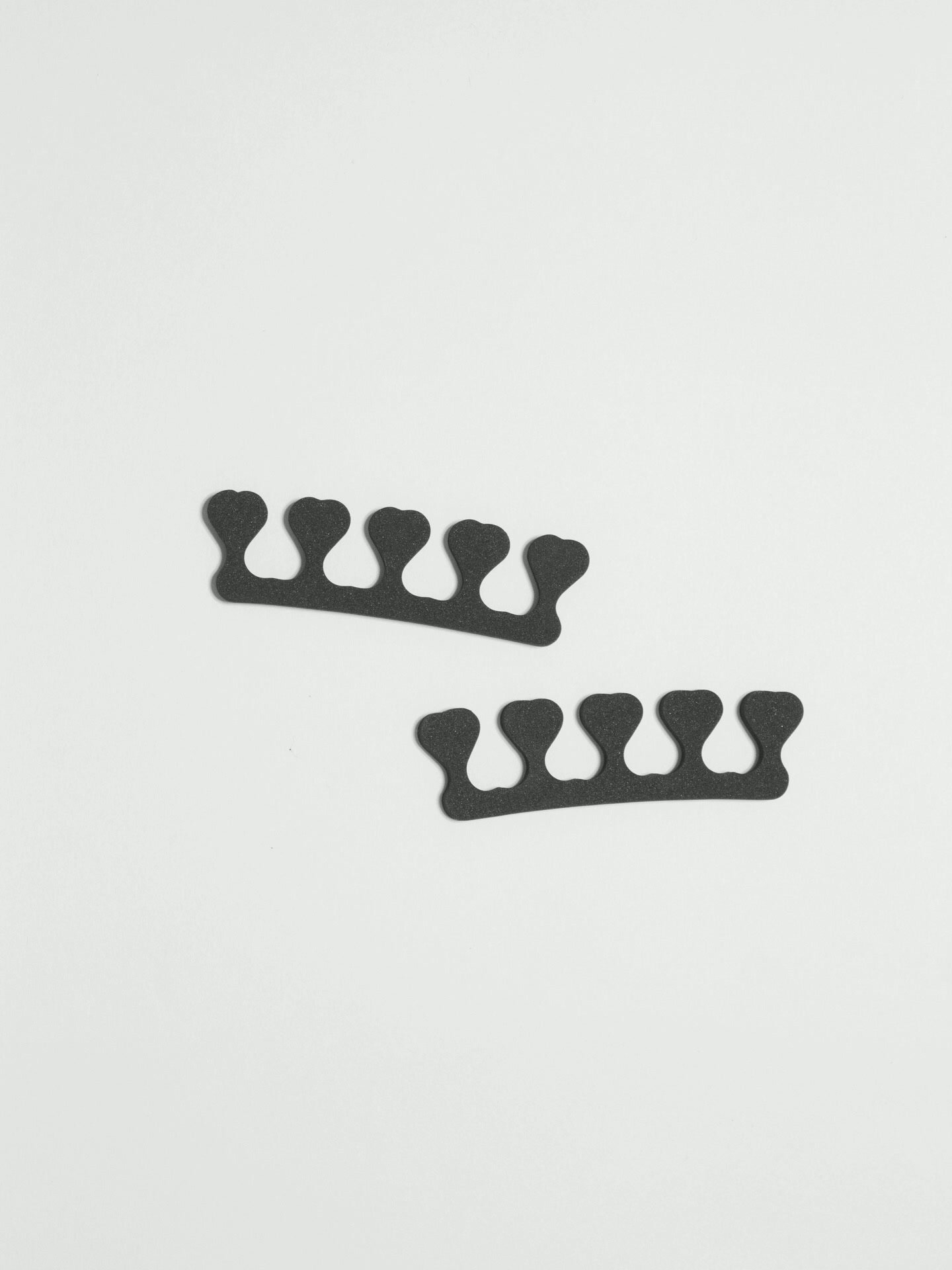 Разделители для педикюра JAPURE YOU черные , упаковка (20 шт) 10 пар — фото 1