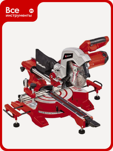 Изображение товара Торцовочная пила Einhell TC-SM 216, мощность 1500 Вт, функция протяжки, полупрофессиональное использование