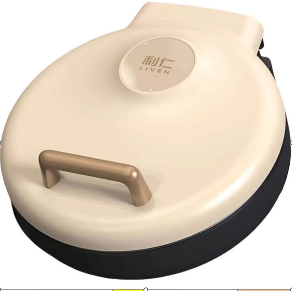 Электросковорода для запекания и жарки Liven LR-J3041 1500W 30CM Beige