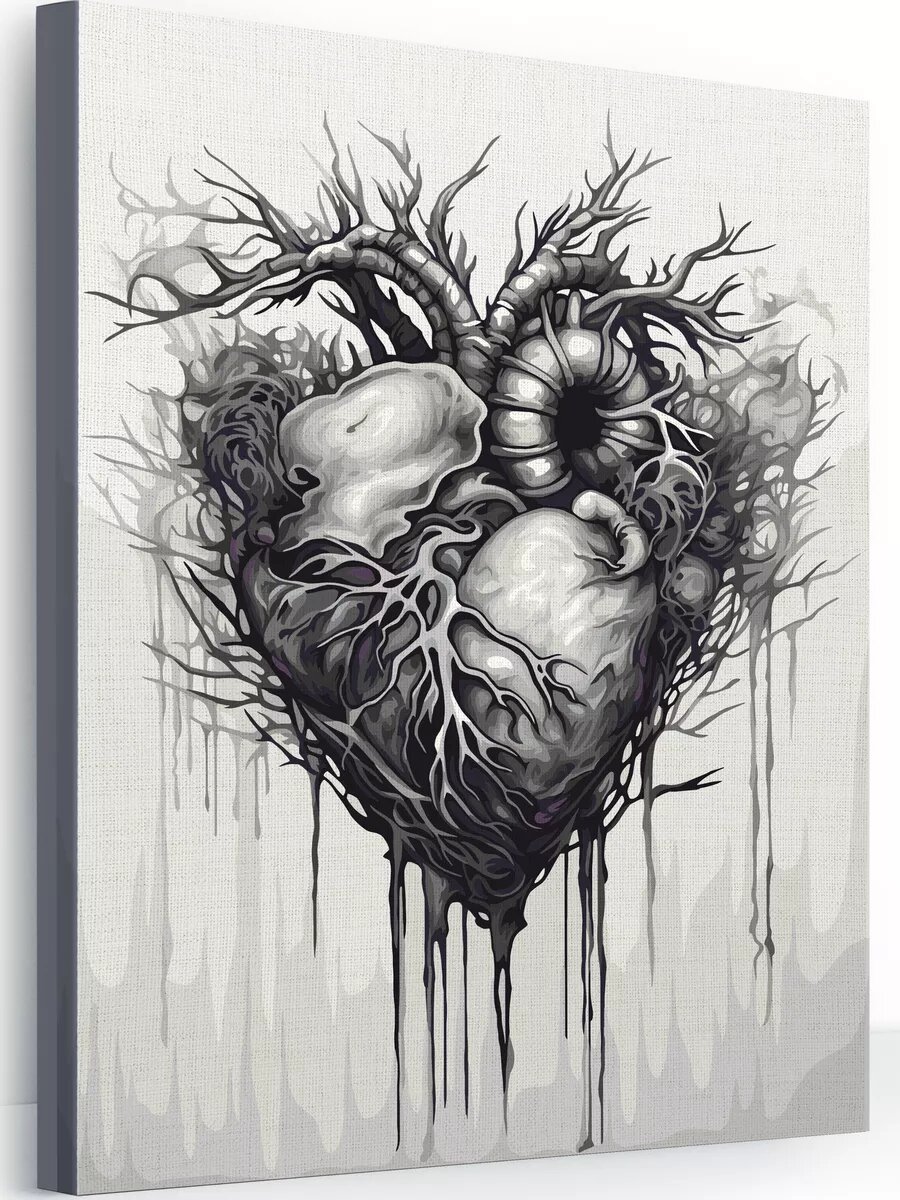 Картина по номерам Hobby Paint Сердце