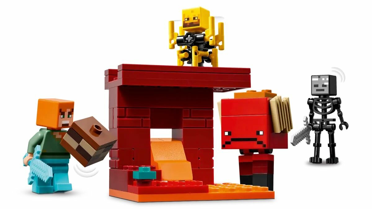 Конструктор LEGO Minecraft 21266 Битва за лаву Нижнего мира, 99 дет. — фото 1