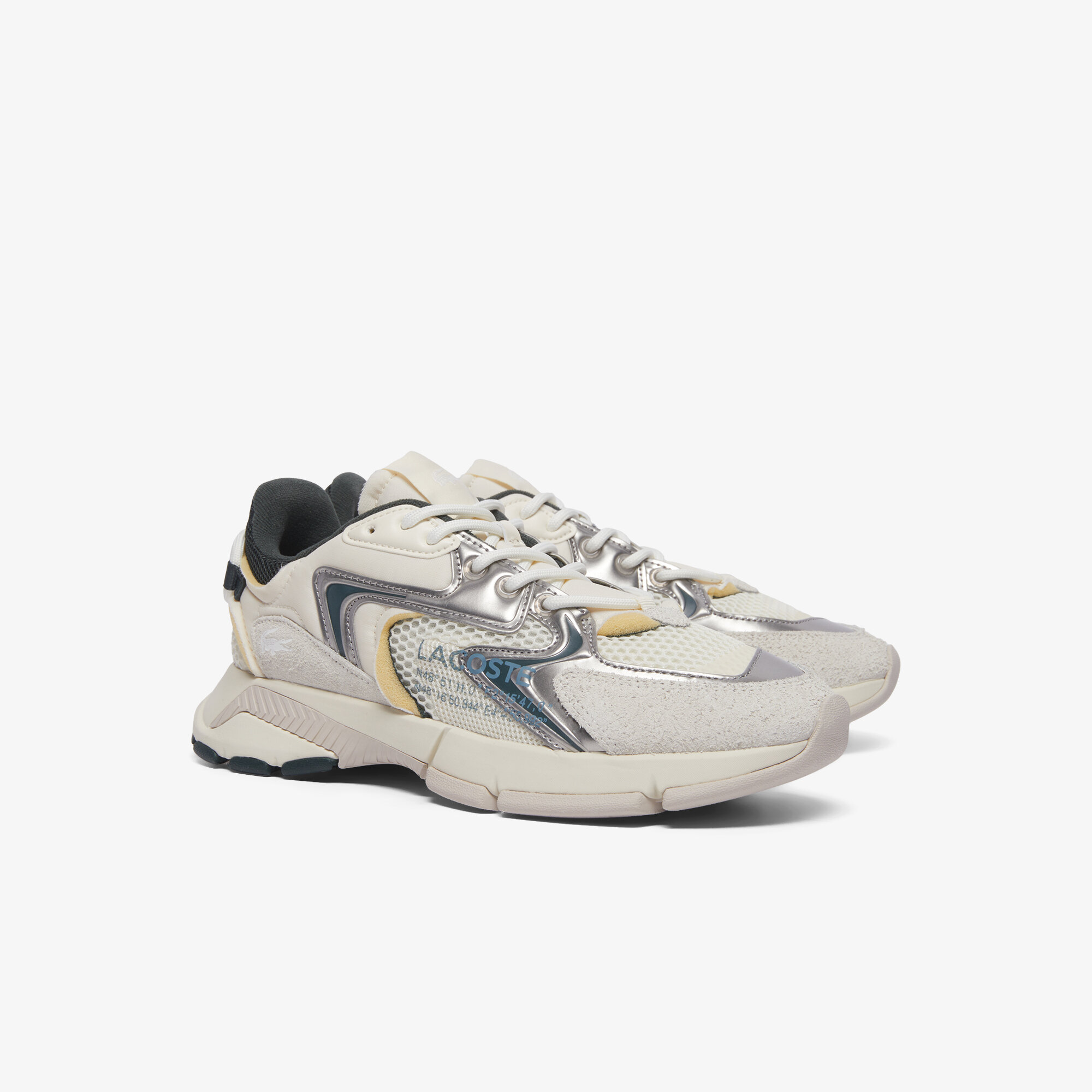 Кроссовки LACOSTE, размер 9,5 UK, белый, — фото 1