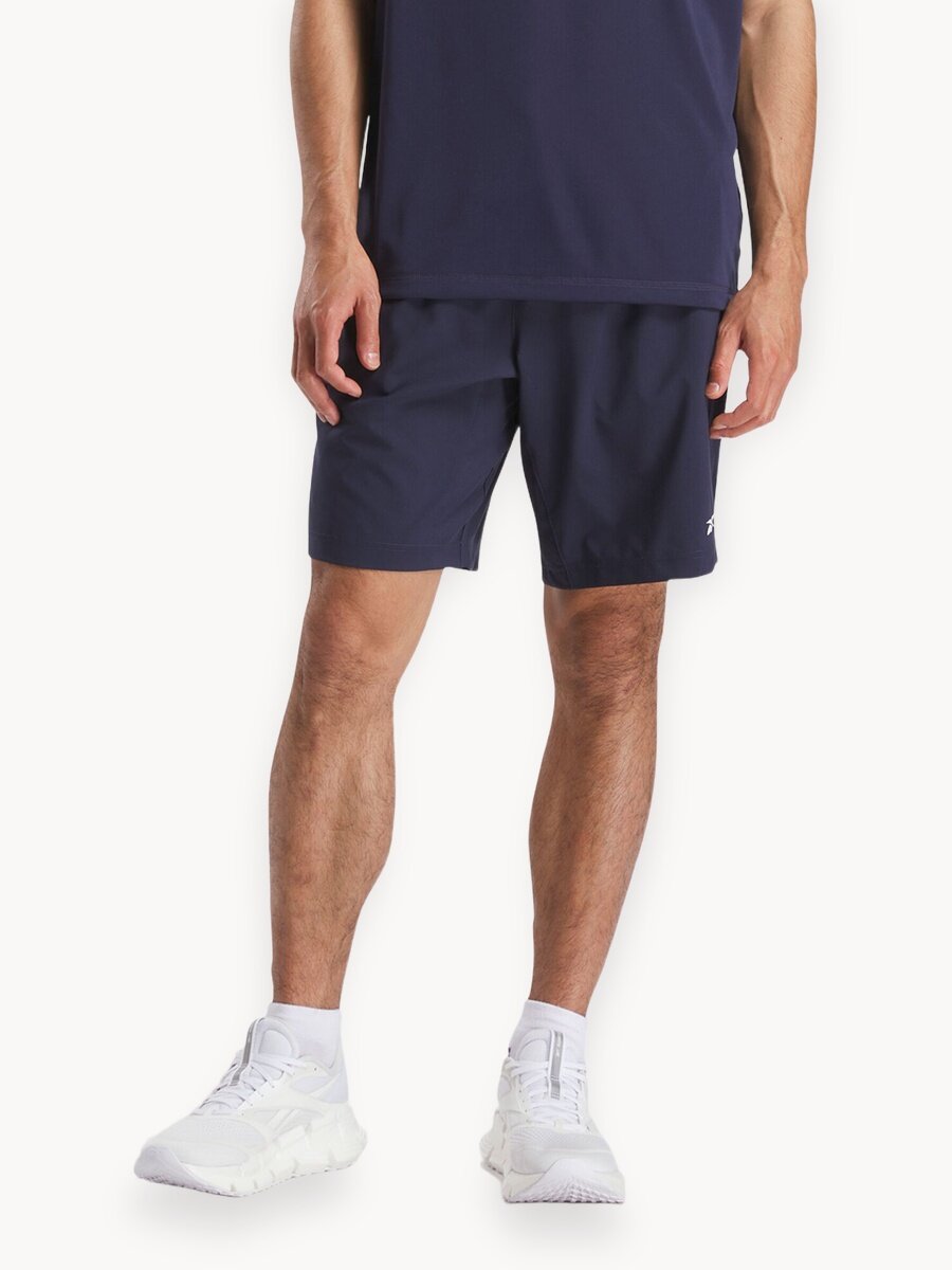 Шорты спортивные Reebok Wor Woven Short, размер XL INT, темно-синий
