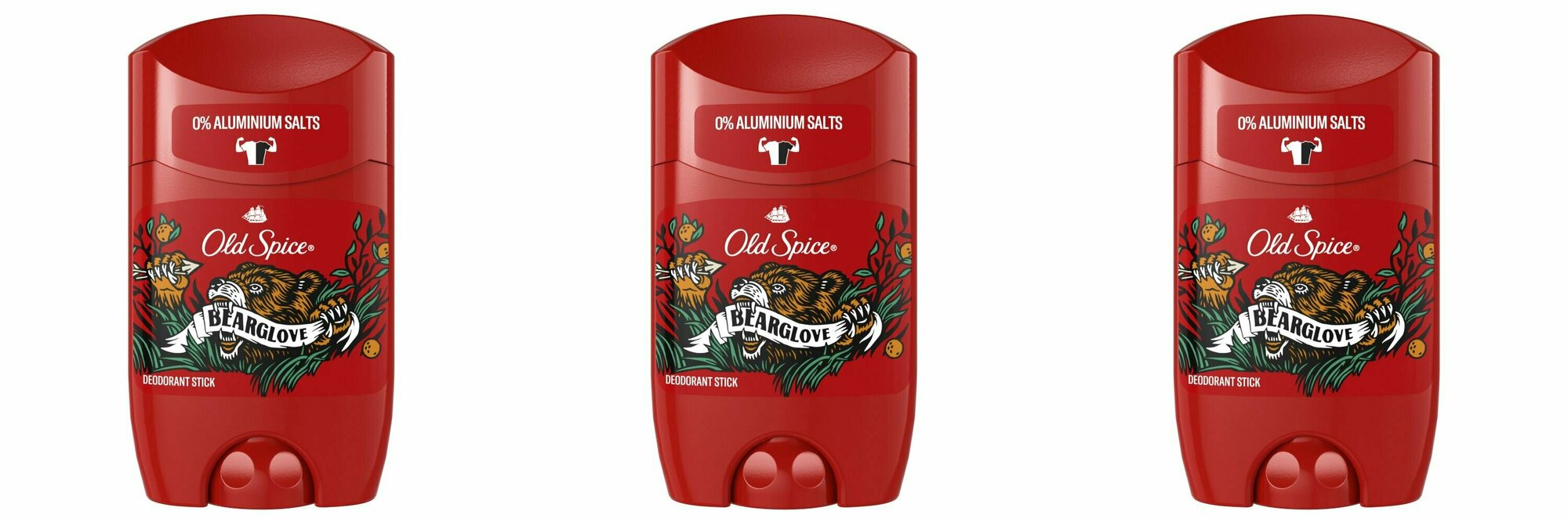 Old Spice Твердый дезодорант Bearglove 50мл, 3 шт