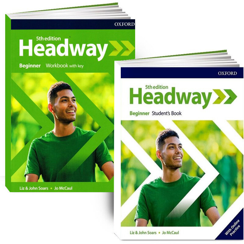 Headway Beginner 5th edition. Полный комплект: Учебник + Рабочая Тетрадь + CD/DVD