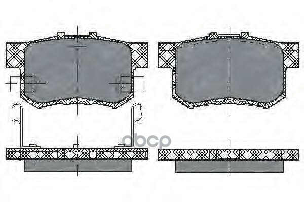 Колод. Торм. перед. Suz Sx4 06-/Swift 05-/Honda Accord 03-/Ci SCT арт. sp168