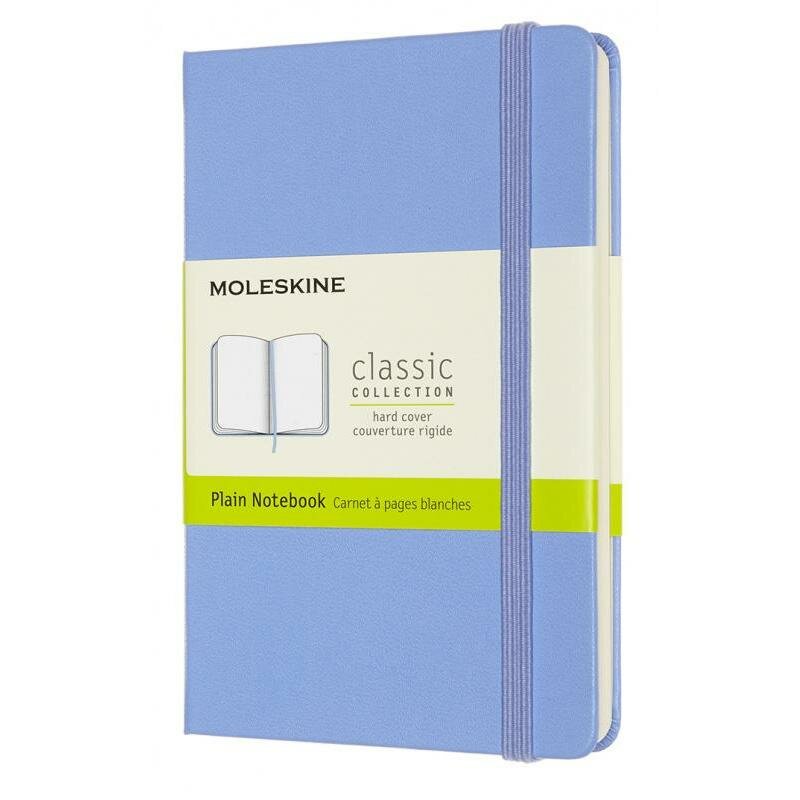 Блокнот Moleskine CLASSIC Pocket 90x140мм 192стр. нелинованный твердая обложка голубая гортензия - фото №12