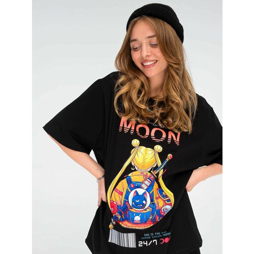 фото Футболка nakama, размер l-xl, черный