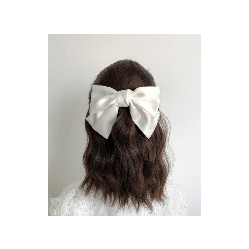 Заколка для волос для девочек бант цвет белый 304₽