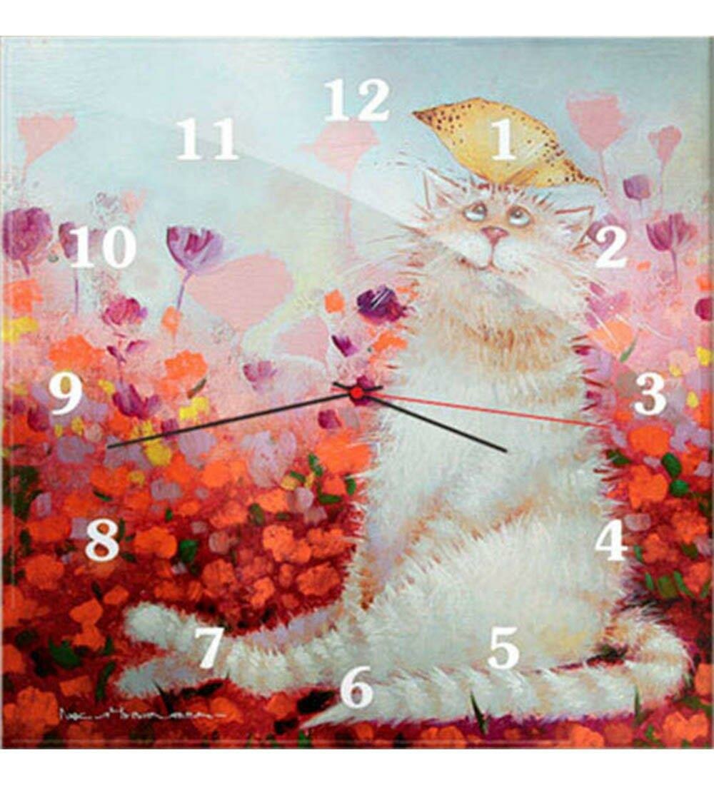 Часы Романтичный 30х30 A2147960 Artangels Стекло