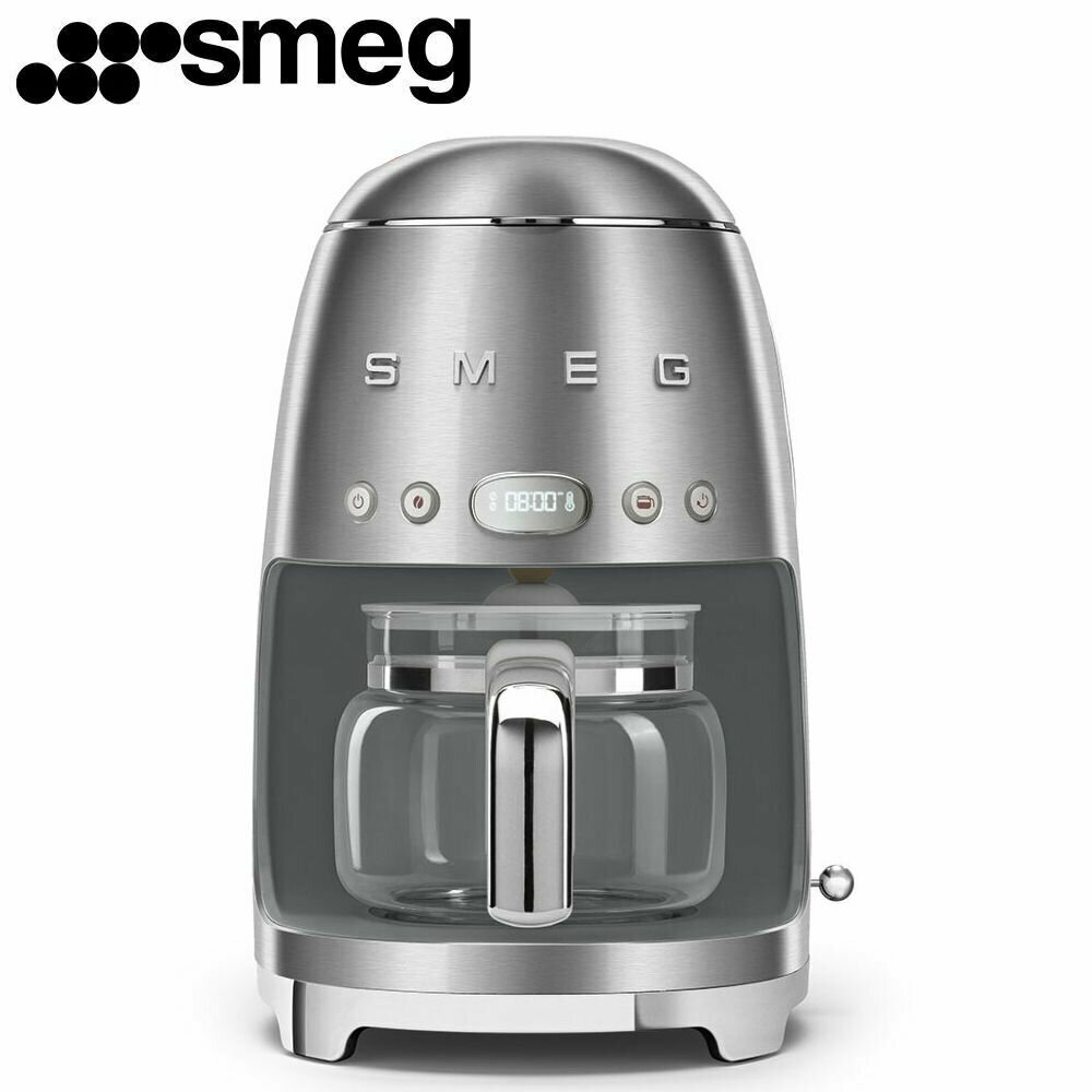 Кофеварка капельная SMEG, нержавеющая сталь матовая, DCF02SSEU