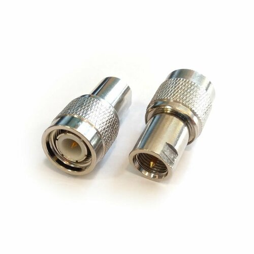 1x pcs adapter n male to fme male cable connector socket n fme straight nickel plated brass coaxial rf adapters Переходник TNC-male - FME-male