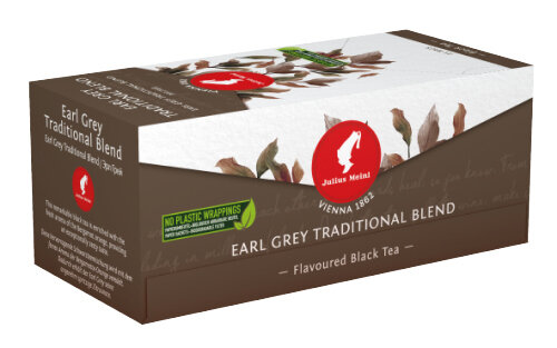 Чай черный в пакетиках Julius Meinl Earl Grey Traditional Blend, 25 пак/уп (Юлиус Майнл)