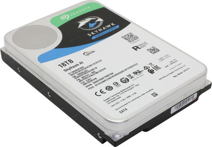 Жесткий диск SEAGATE SkyHawkAI , 18ТБ, HDD, SATA III, 3.5" - фото №20