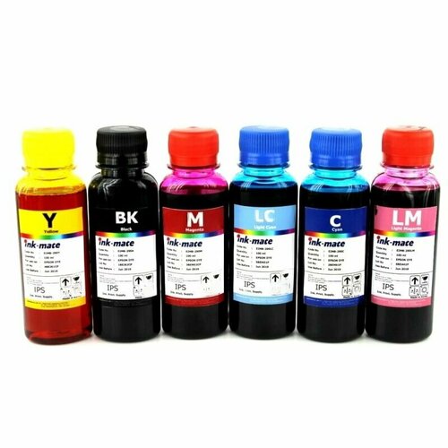 Комплект чернил Epson Ink-Mate (100ml. 6 цветов) для Epson Stylus Photo RX615 чернила для epson premium ink 6736 100мл light magenta