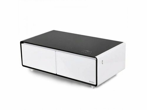 Умный кофейный столик с холодильником Eureka TB135, White+Black