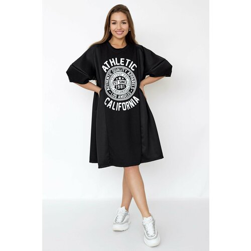 фото Платье lika dress, размер 44/54, черный