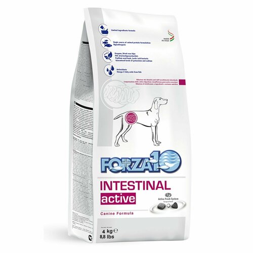 Корм для собак сухой Forza 10 Active Intestinal для всех пород при заболеваниях ЖКТ /рыба / 1.5 кг