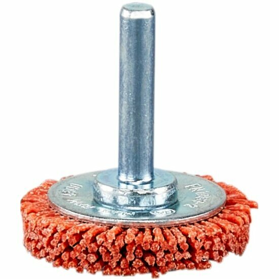Щетка нейлоновая дисковая Makita (d38 мм красная G80 6 мм) D-45565