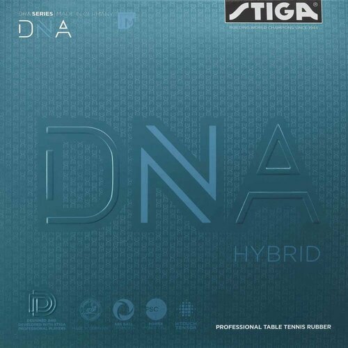 Накладка для настольного тенниса Stiga DNA Hybrid M, Red, 2.2 команда игроков stiga сборная россии черный