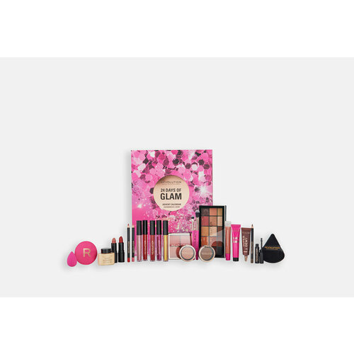 Подарочный набор MakeUp Revolution, 24 Days of Glam Advent Calendar 24мл подарочный набор makeup revolution 24 days of glam advent calendar 24 шт