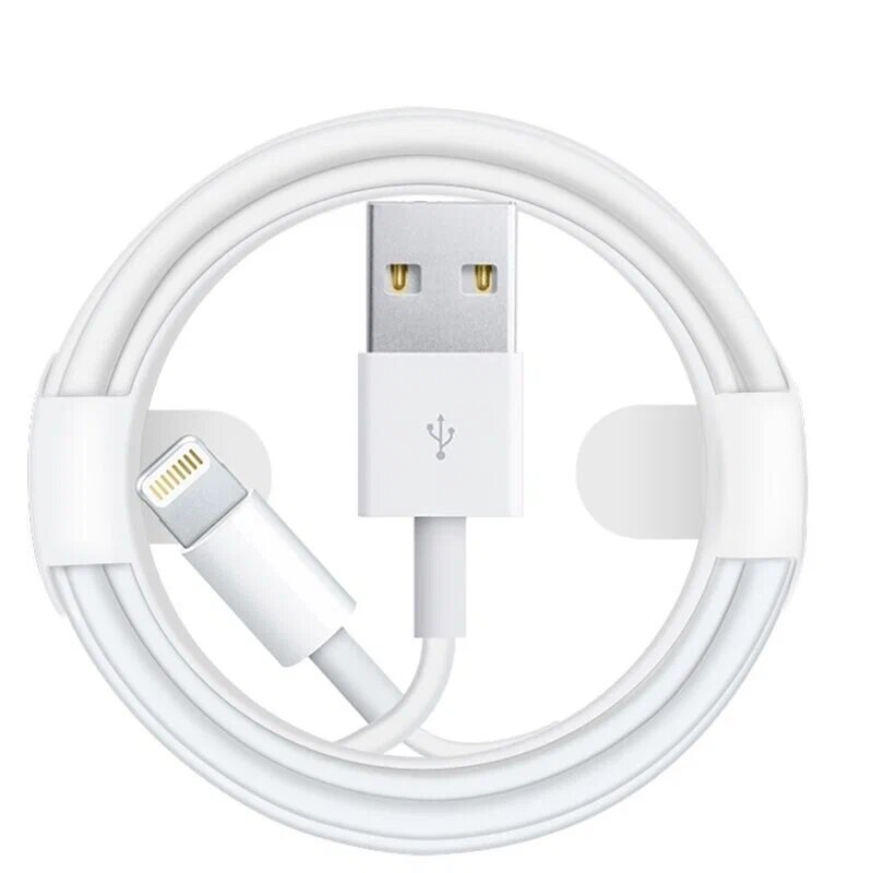 Зарядка для Айфона, Кабель для Зарядки iPhone 5-11 и iPad USB Apple Lightning, шнур для быстрой зарядки, кабель лайтинг