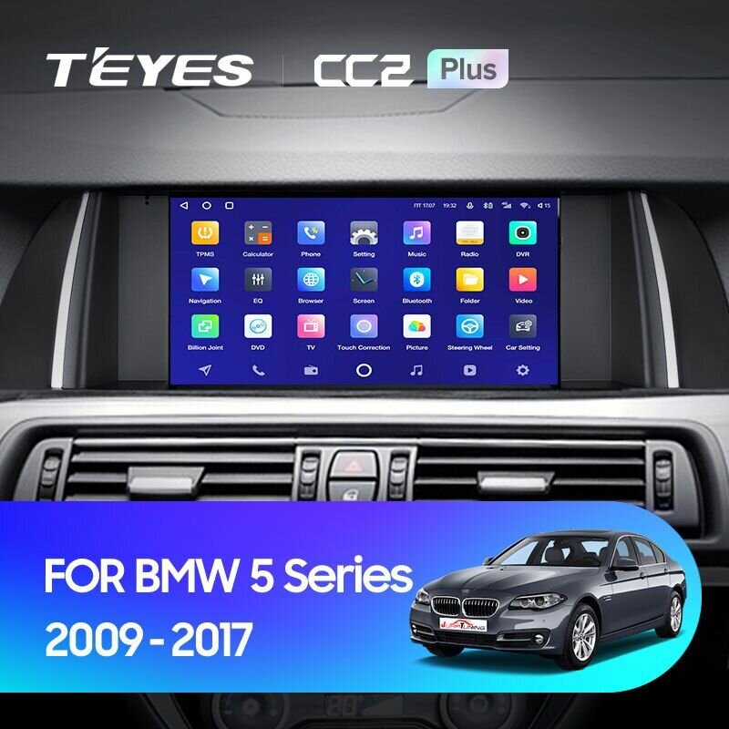 TEYES Магнитола CC2 Plus 3 Gb 9.0" для BMW 5 Series F10 F11 CIC 2009-2013 Вариант комплектации A - CIC 32 Gb