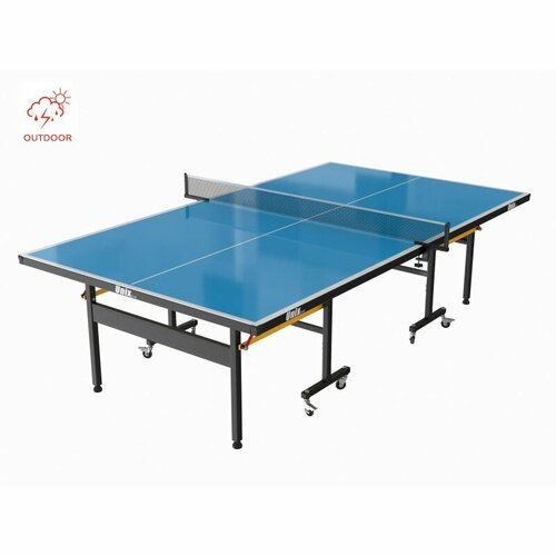 Всепогодный теннисный стол UNIX Line outdoor 6mm (blue) теннисный стол start line sunny outdoor blue любительский всепогодный складной