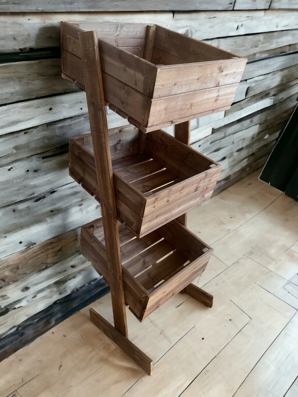 фото Стеллаж для цветов и овощей, хвоя 156х58х54 см