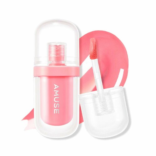 Стойкий гелевый тинт в тёплом розовом оттенке AMUSE Jel-Fit Tint 02 Healthy Salmon