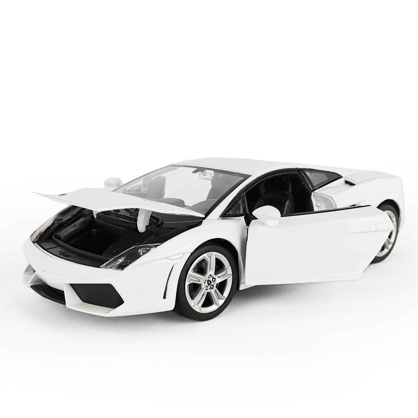 Машинка Welly 1:24 Lamborghini Gallardo белый - фото №8