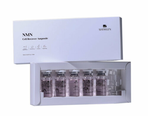 Matrigen NMN Cell Recover Ampoule Анти эйдж Сыворотка для лица с NMN, 10 мл х 5 шт