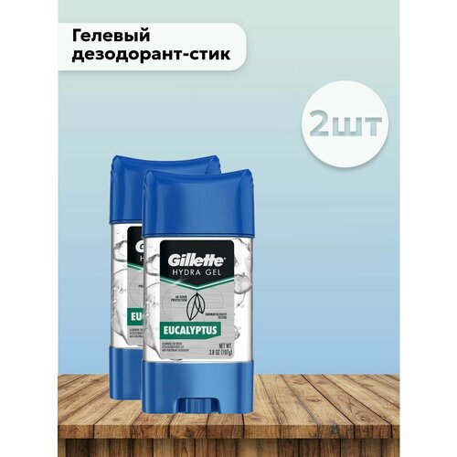 Набор 2 шт Gillette - Гелевый дезодорант-стик Eucalyptus дезодорант стик the scent 70 g