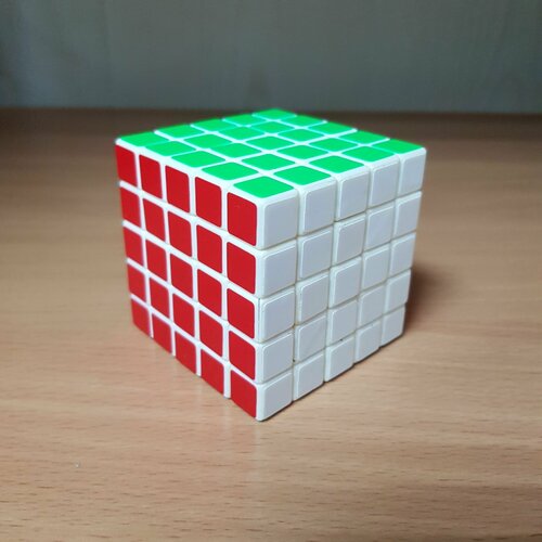 головоломка кубик рубика цифры 3х3 мини 3х3х3см пластик 1728 Головоломка Кубик Рубика 5х5 пластик, 6х6см