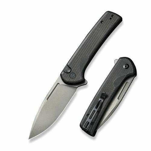 Нож Civivi Conspirator Flipper And Button Lock Knife Micarta Handle нож складной civivi c21006 2 conspirator black stonewashed nitro v blade green micarta handle