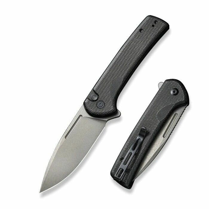 Нож Civivi Conspirator Flipper And Button Lock Knife Micarta Handle