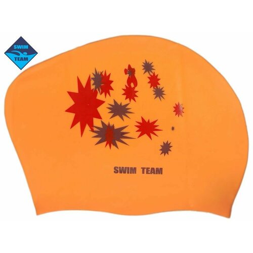 Шапочка для плавания для длинных волос звёзды: KW-S