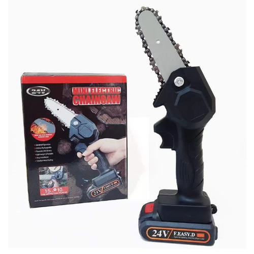 Аккумуляторная цепная пила 24 V портативная для дерева пила садовая беспроводная LEMIL 2399₽