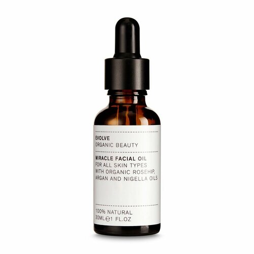 Evolve Organic Beauty, Масло-сыворотка для лица 60 мл Miracle Facial Oil