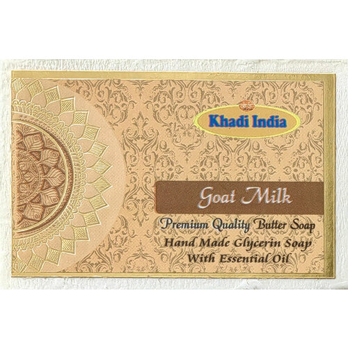 GOAT MILK, Khadi India (козье молоко мыло ручной работы, Кхади Индия), 100 г.