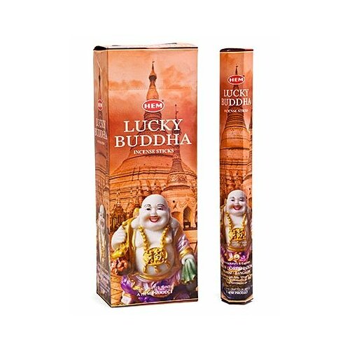 Hem Incense Sticks LUCKY BUDDHA (Благовония счастливый будда, Хем), уп. 20 палочек.