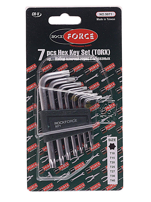 Набор ключей torx Rockforce Rock force - фото №7