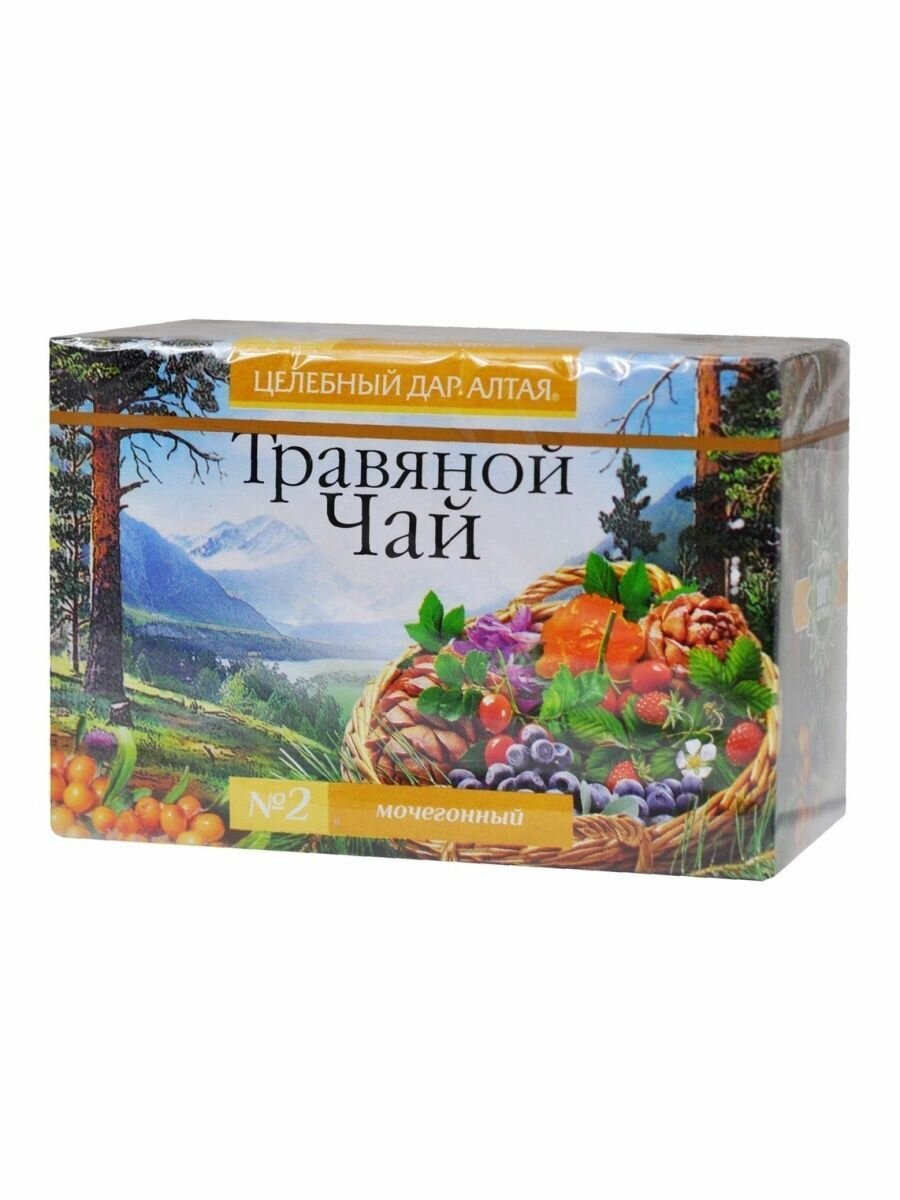 Травяной чай Мочегонный № 2 "Целебный дар Алтая", Бальзам упак 20 ф/п