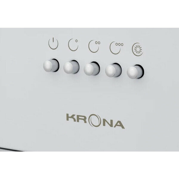 Вытяжка встраиваемая ADEL 600 WHITE PB KRONA - фото №8