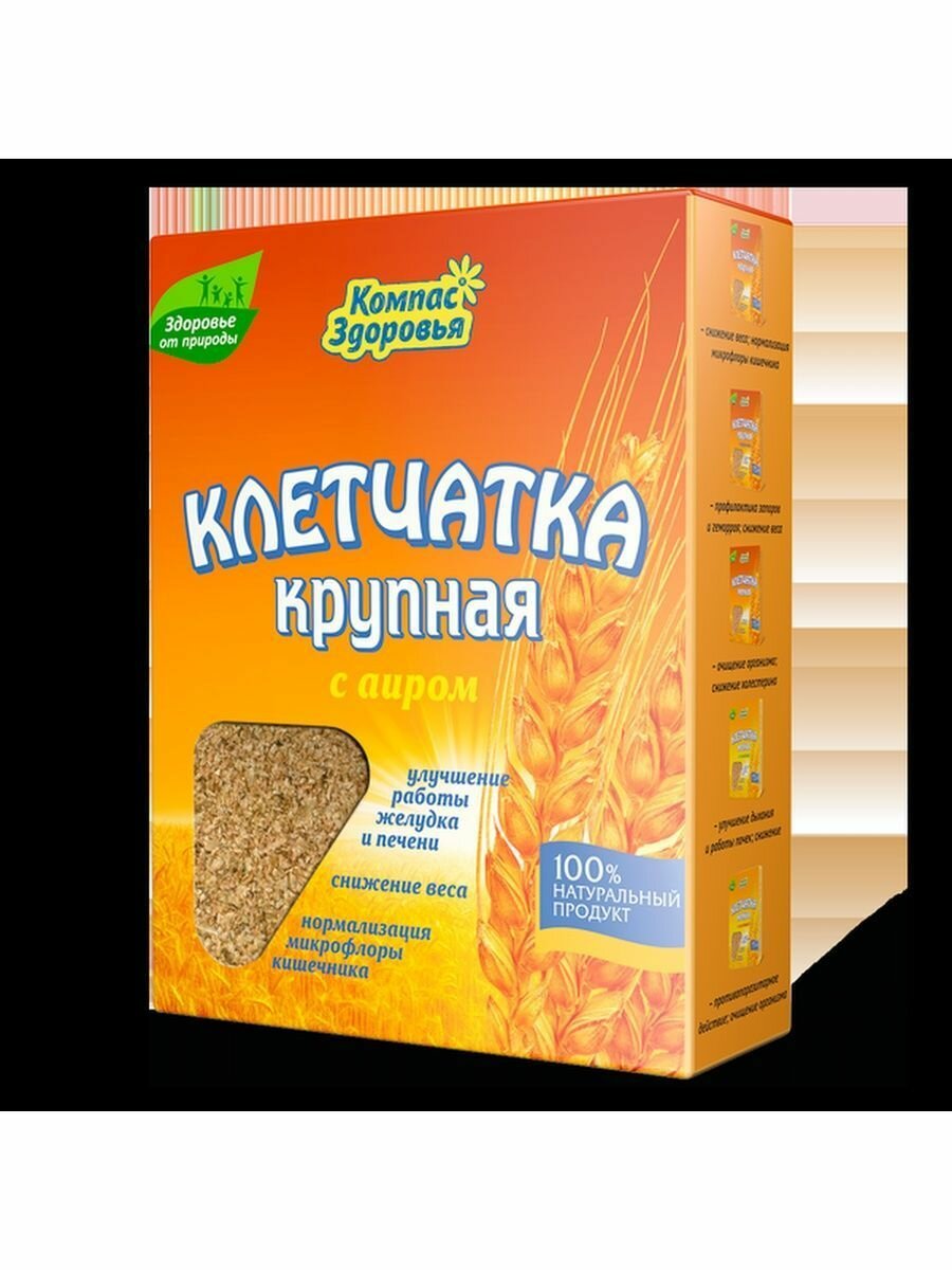 Клетчатка Компас Здоровья Пшеничная крупная с аиром 150г - фото №4