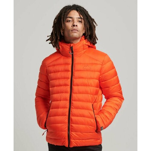 Куртка Superdry HOODED FUJI SPORT PADDED JKT, размер M, оранжевый