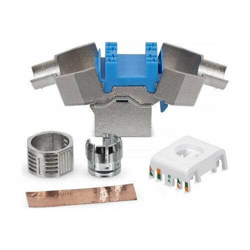 Cabeus  Keystone Jack RJ-45(8P8C), 180 ,  8,  ,   Toolless KJ-RJ45-Cat.8-SH-180-Toolless