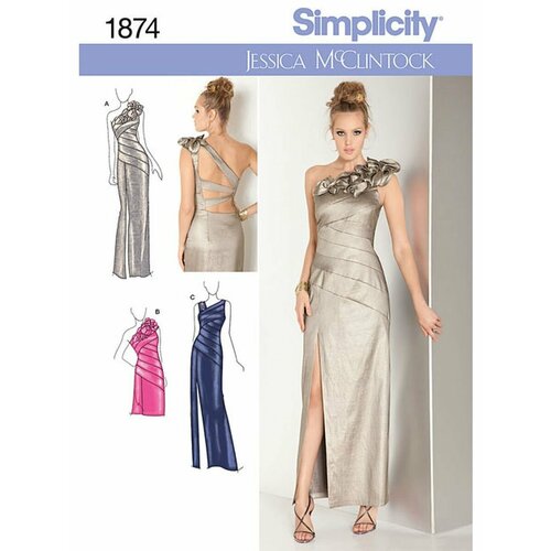Выкройка Simplicity Вечернее платье выкройка simplicity вечернее платье