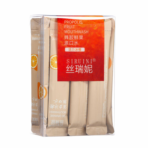 Набор ополаскивателей для рта в стиках со вкусом апельсина 20шт по 11 мл 1шт 466₽