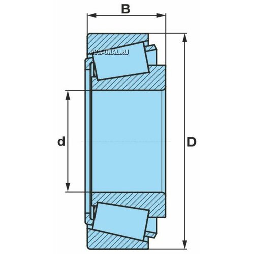 BPW 0264102700 0264102700_подшипник роликовый ступицы 32314 наружн 70x150x54 MAN SAF 13767₽